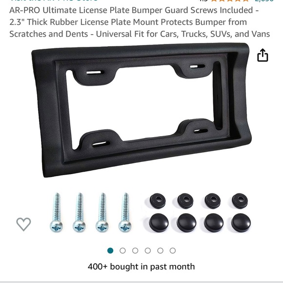 Ultimate protective license plate, cover and bumper guard. - Picture 3 of 12